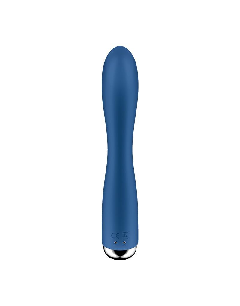 Satisfyer - Spinning Rabbit 1 - Roterende en Vibrerende Rabbit Vibrator - Blauw-Erotiekvoordeel.nl