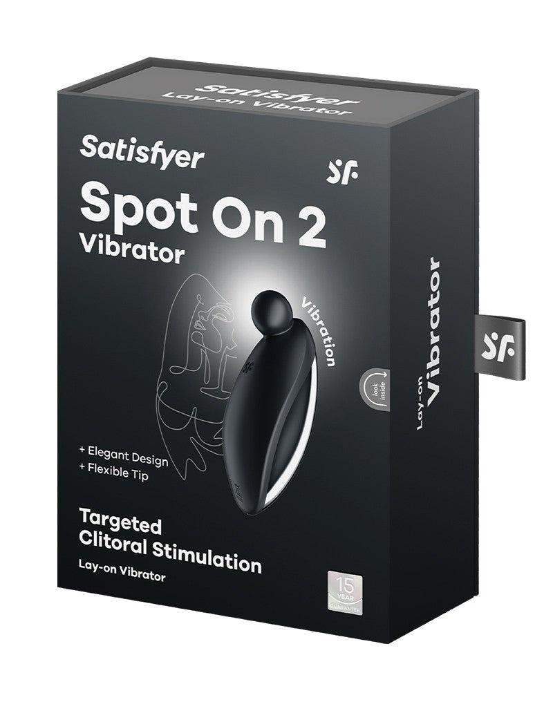 Satisfyer - Spot On 2 - Vibratore Pinpoint - Nero-Erotiekvoordeel.nl