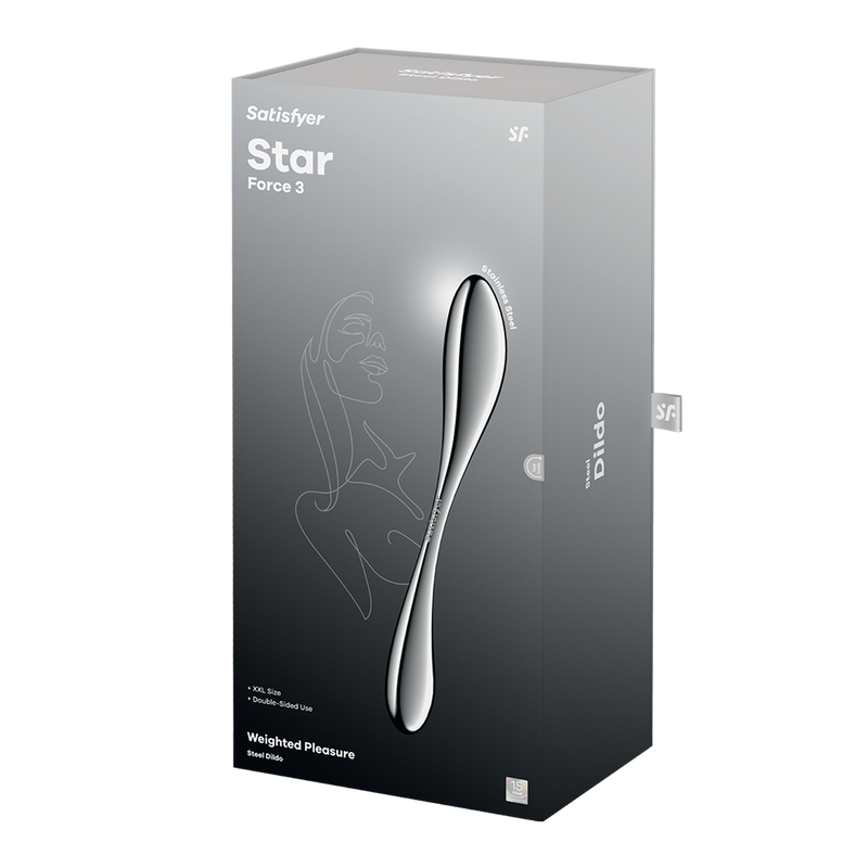 Satisfyer - Star Force 3 - Edelstahl-Dildo-Erotiekvoordeel.nl