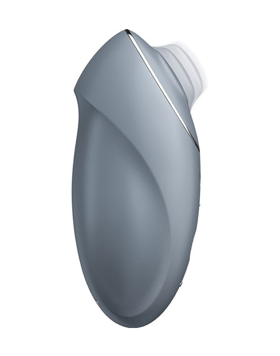Satisfyer - Tap & Climax 1 - Vibrerende Clitoris Vibrator met Tik/Tapping Functie - Lichtblauw-Erotiekvoordeel.nl