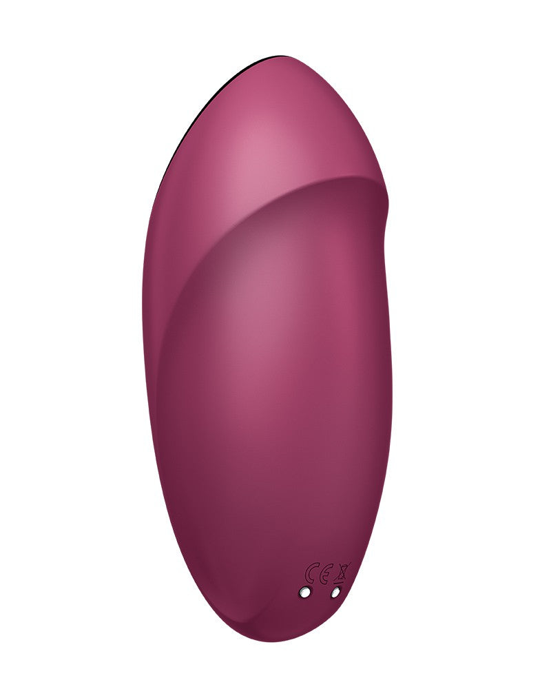 Satisfyer - Tap & Climax 1 - Vibrerende Clitoris Vibrator met Tik/Tapping Functie - Rood-Erotiekvoordeel.nl