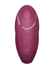 Satisfyer - Tap & Climax 1 - Vibrating Clitoral Stimulator with Tapping Function - Red-Erotiekvoordeel.nl