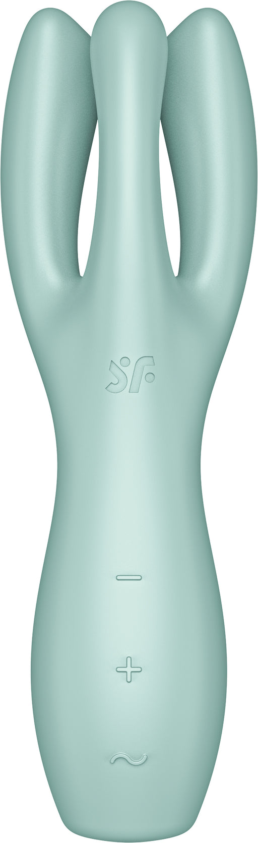 Satisfyer - Threesome 3 - Multifunctionele Vibrator Met 3 Voelsprieten - Groen-Erotiekvoordeel.nl