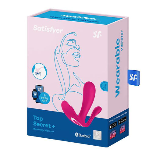 Satisfyer - Top Secret Plus - Draagbare Vibrator Met Anaal Stimulator - Roze-Erotiekvoordeel.nl