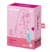 Satisfyer - Tropical Tip - Clitoris Vibrator - App Control - Lichtblauw-Erotiekvoordeel.nl