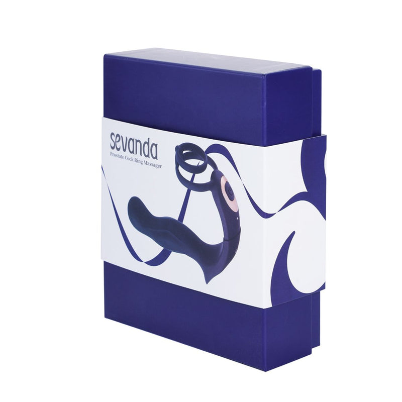 Sevanda - Black Mamba - Cockring met Vibrerende Prostaat Massager-Erotiekvoordeel.nl