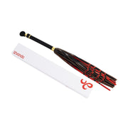 Sevanda - Gevlochten Flogger - Zwart/Rood-Erotiekvoordeel.nl