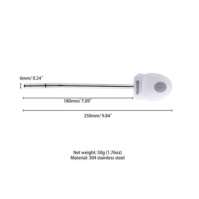 Sevanda - Vibrerende & E-stim Metalen Urethral Dilator-Erotiekvoordeel.nl