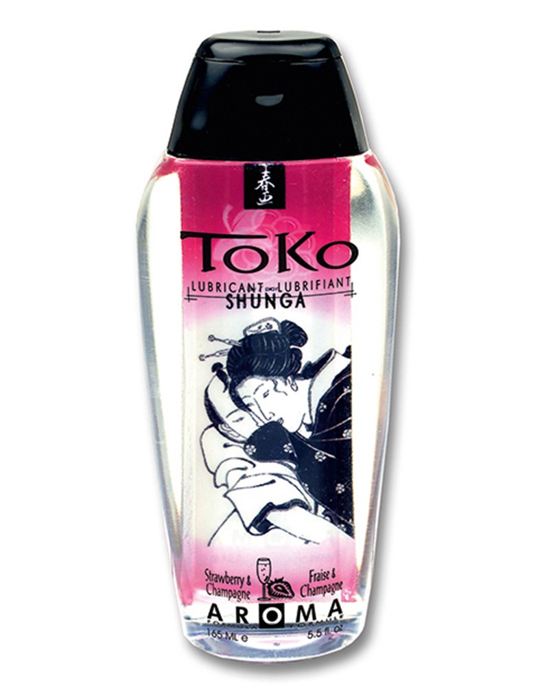 Shunga - Toko Aroma - Glijmiddel Op Waterbasis Met Smaakje - Strawberry Wine-Erotiekvoordeel.nl