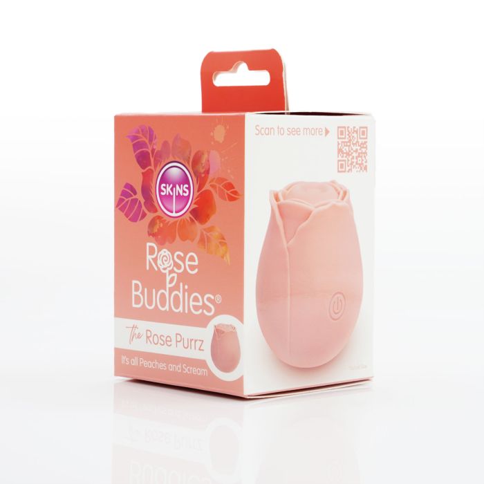 Skins - Rose Buddies - The Roze Purrz -Vibrator met tapping (klop) functie - Roze-Erotiekvoordeel.nl