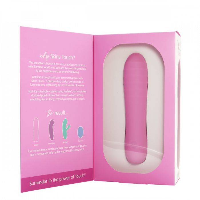 Skins - Touch The Wand - Wand Vibrator - Roze-Erotiekvoordeel.nl