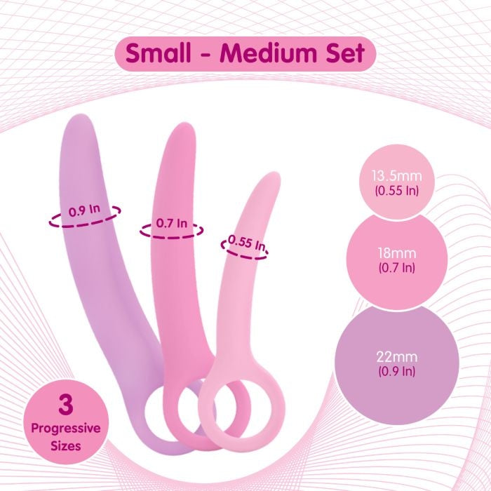 Skins - Vaginal Dilators Set - Size S/M - 3 pieces - Erotiekvoordeel.nl