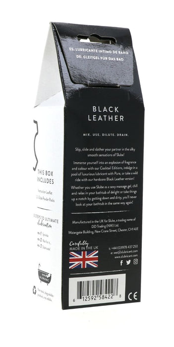 Slube - Black Leather - Single Bath Play - Body to Body Glijmiddel - 2 x 125 gram-Erotiekvoordeel.nl