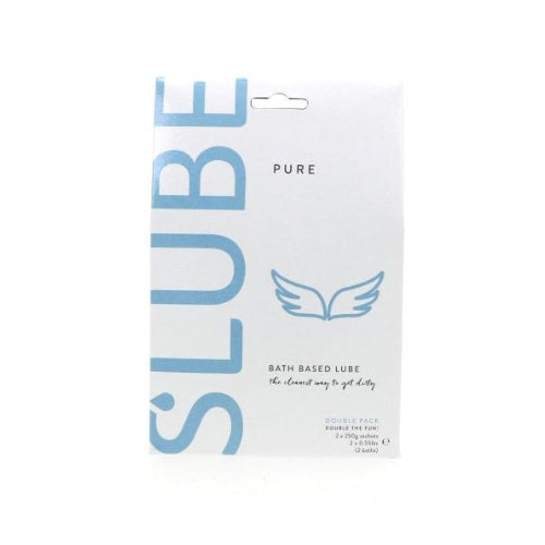 Slube - Pure - Double Bath Play - Body-to-Body Lubricant - 2 x 250 grams - Erotiekvoordeel.nl