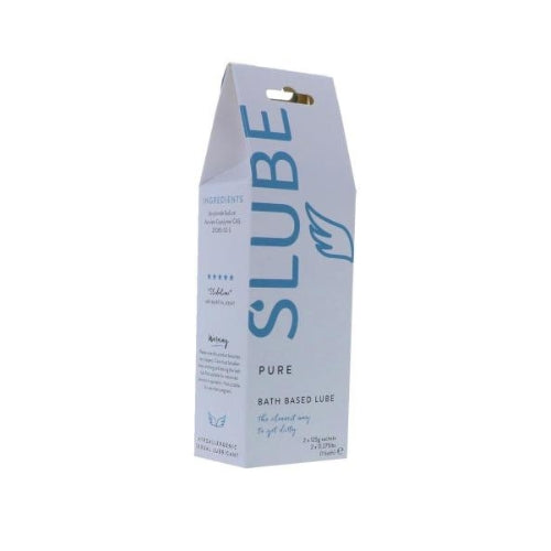 Slube - Pure - Single Bath Play - Lubricante cuerpo a cuerpo - 2 x 125 gramos-Erotiekvoordeel.nl