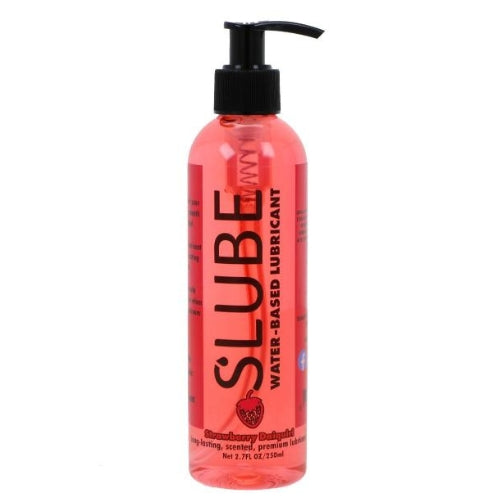 Slube - Strawberry Daiquiri - Water-Based Lubricant - 250 ml - Erotiekvoordeel.nl