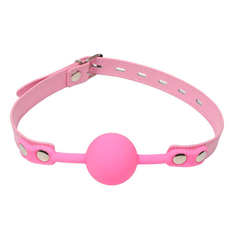 Smart Moves - Bâillon boule - Silicone - Rose-Erotiekvoordeel.nl