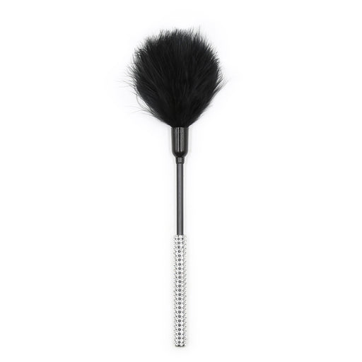Smart Moves - Bling - Plume à chatouiller avec strass - Noir-Erotiekvoordeel. nl