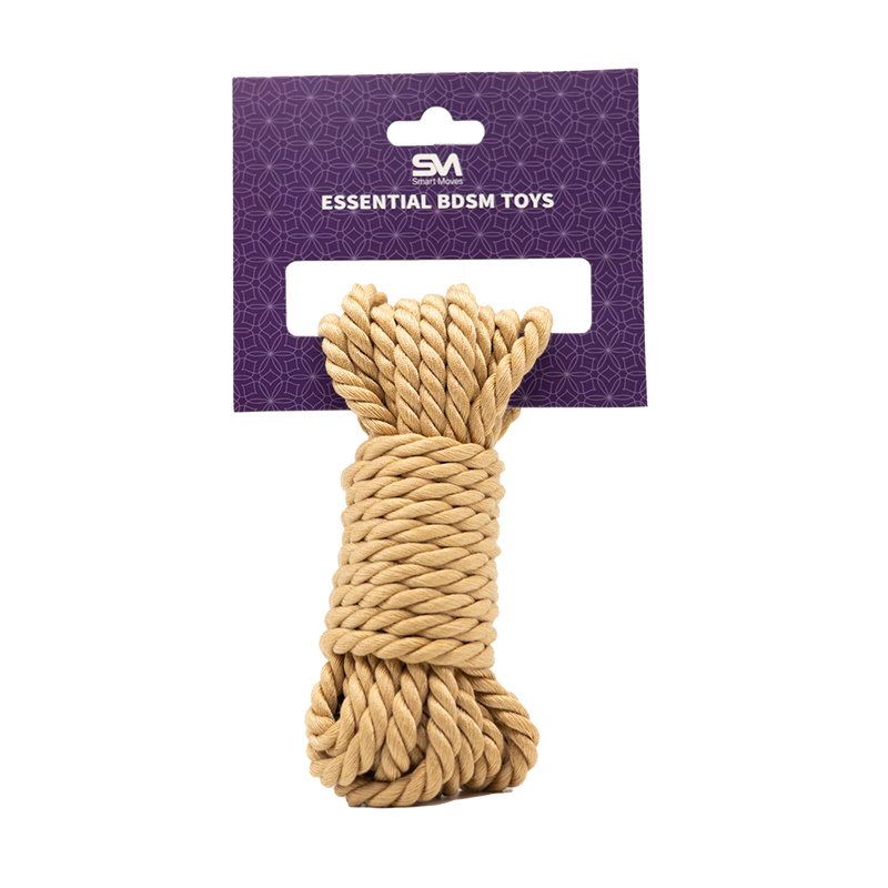 Smart Moves - Corde de bondage - Coton - Naturel - Erotiekvoordeel.nl