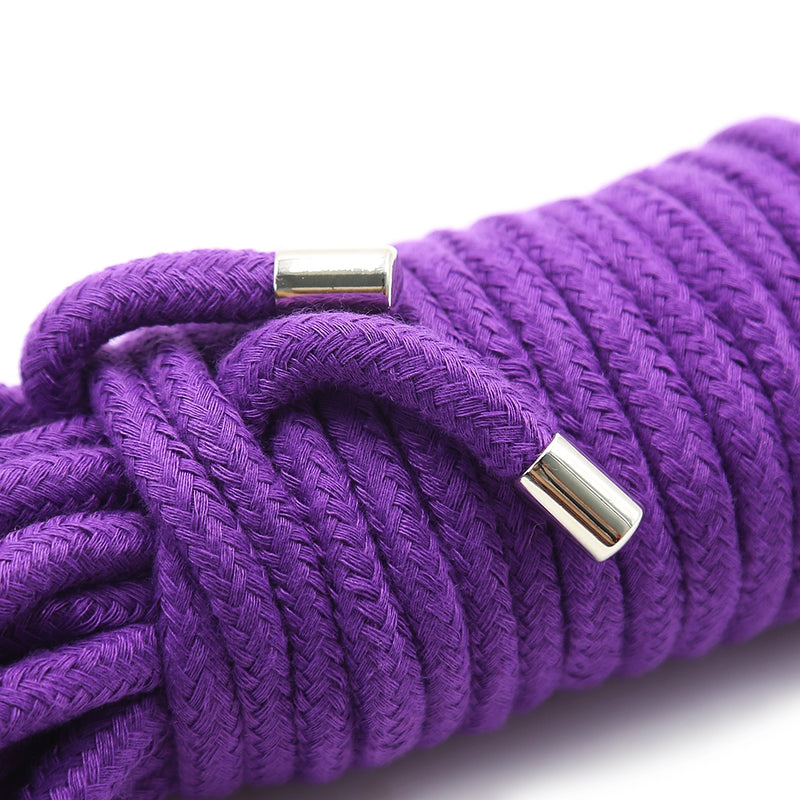 Smart Moves - Cuerda de bondage - Algodón - Morado-Erotiekvoordeel.nl