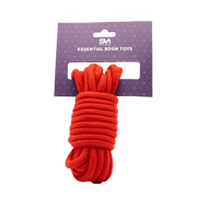 Smart Moves - Cuerda de bondage - Algodón - Rojo-Erotiekvoordeel.nl