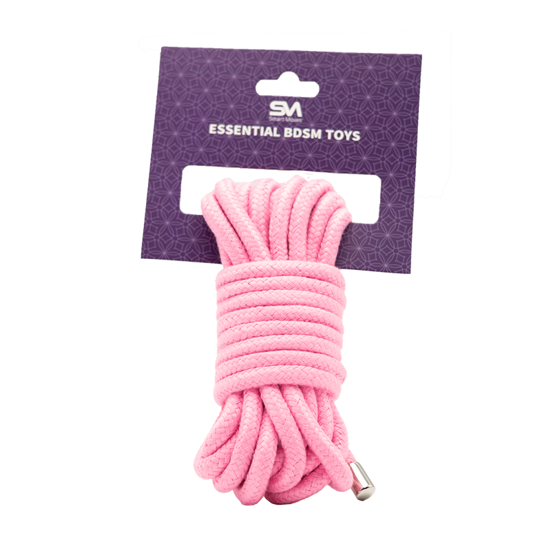 Smart Moves - Cuerda de bondage - Algodón - Rosa - Erotiekvoordeel.nl