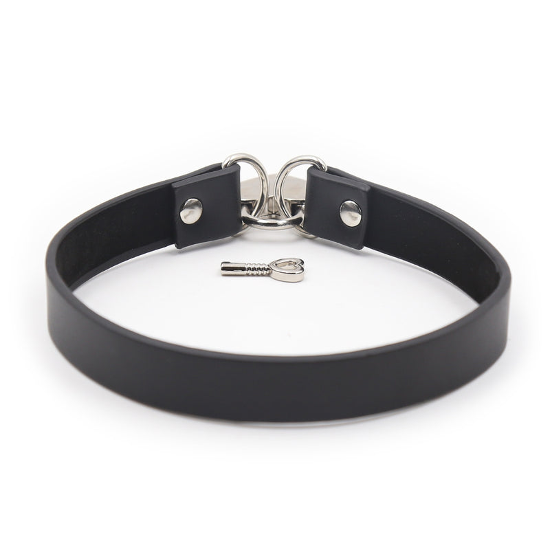 Smart Moves - Collier avec fermoir en forme de cœur - Noir-Erotiekvoordeel.nl