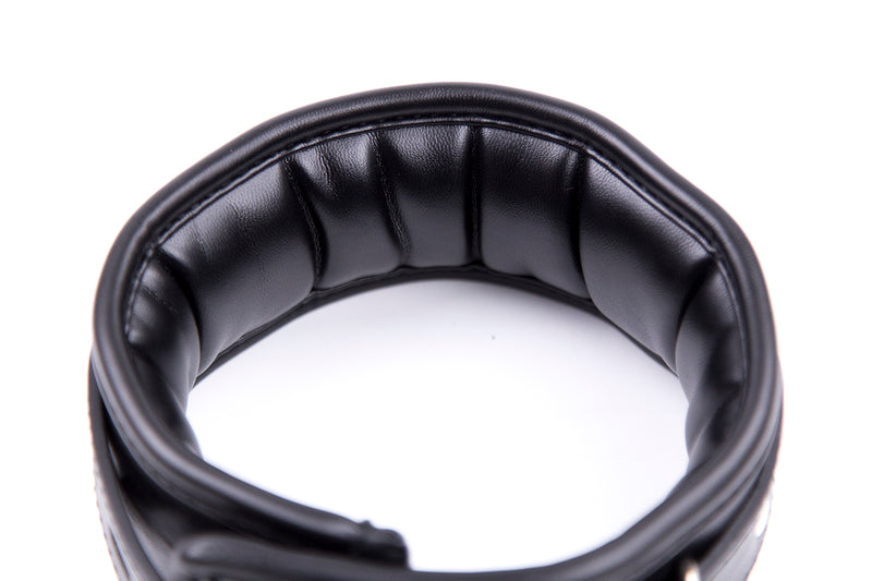 Smart Moves - Padded Collar - Includes Leash - Black-Erotiekvoordeel.nl