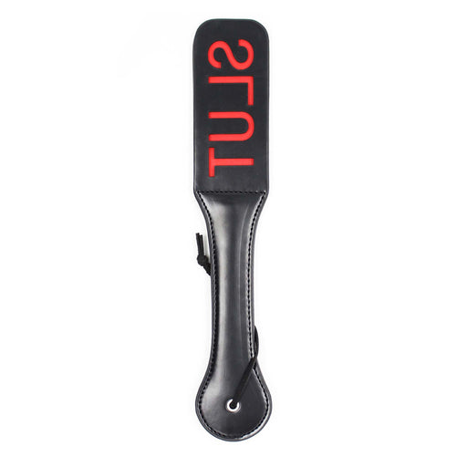 Smart Moves - Doppia paletta SLUT - 32 cm - Nero/Rosso - Erotiekvoordeel.nl