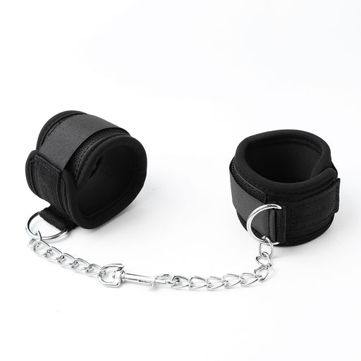 Smart Moves - Enkelboeien met Klittenband - Nylon - Zwart-Erotiekvoordeel.nl