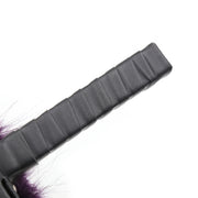 Smart Moves - Paddle en fausse fourrure - 32 cm - Violet/Noir-Erotiekvoordeel.nl