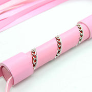 Smart Moves - Flogger - Handvat Gedecoreerd met Kettingen - 64 cm - Roze-Erotiekvoordeel.nl