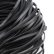 Smart Moves - Flogger - PU Leer - Gevlochten Handvat - 65 cm - Zwart-Erotiekvoordeel.nl