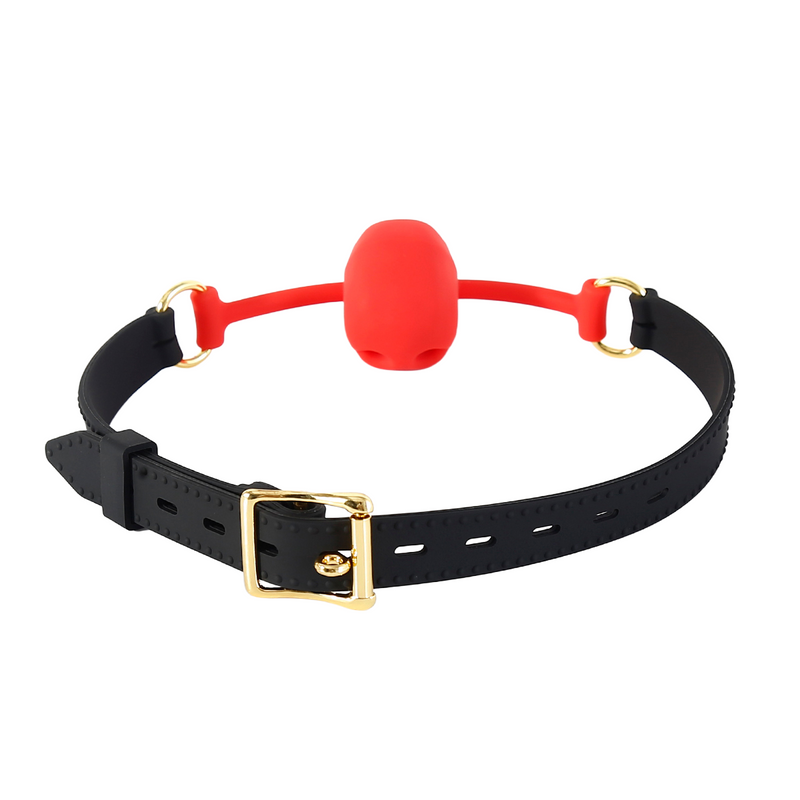 Smart Moves - Bâillon Gothic Skull - Rouge - Erotiekvoordeel. nl