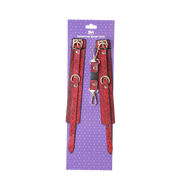 Smart Moves - Esposas - Estampado de serpiente - Cuero PU - Rojo - Erotiekvoordeel.nl