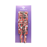 Smart Moves - Handschellen mit Camouflage-Print - PU-Leder - Rot/Schwarz/Weiß - Erotiekvoordeel.nl