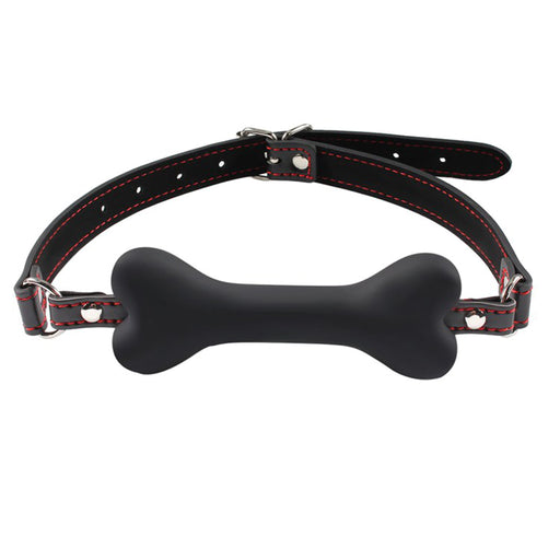 Smart Moves - Dog Bone Gag - Black-Erotiekvoordeel.nl