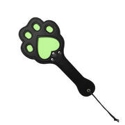 Smart Moves - Paleta con forma de pata de perro - Negro/Brilla en la oscuridad - Erotiekvoordeel.nl