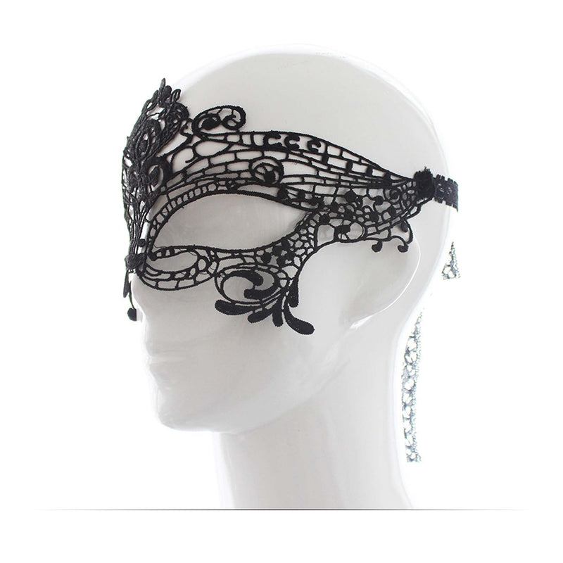 Smart Moves - Maschera per gli occhi in pizzo - Nero-Erotiekvoordeel.nl