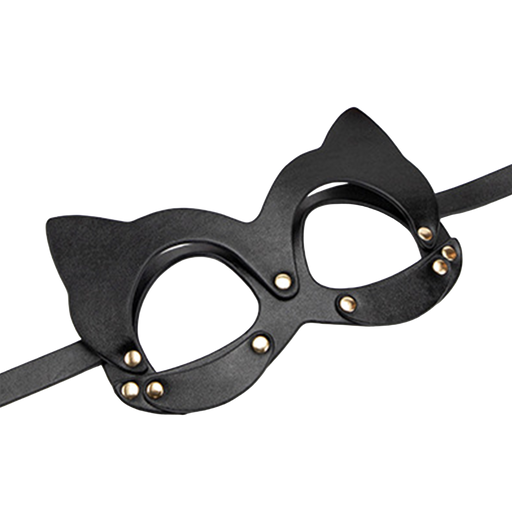 Smart Moves - Cat Mask with Studs - Black-Erotiekvoordeel.nl