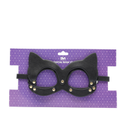 Smart Moves - Masque de chat avec clous - Noir-Erotiekvoordeel.nl
