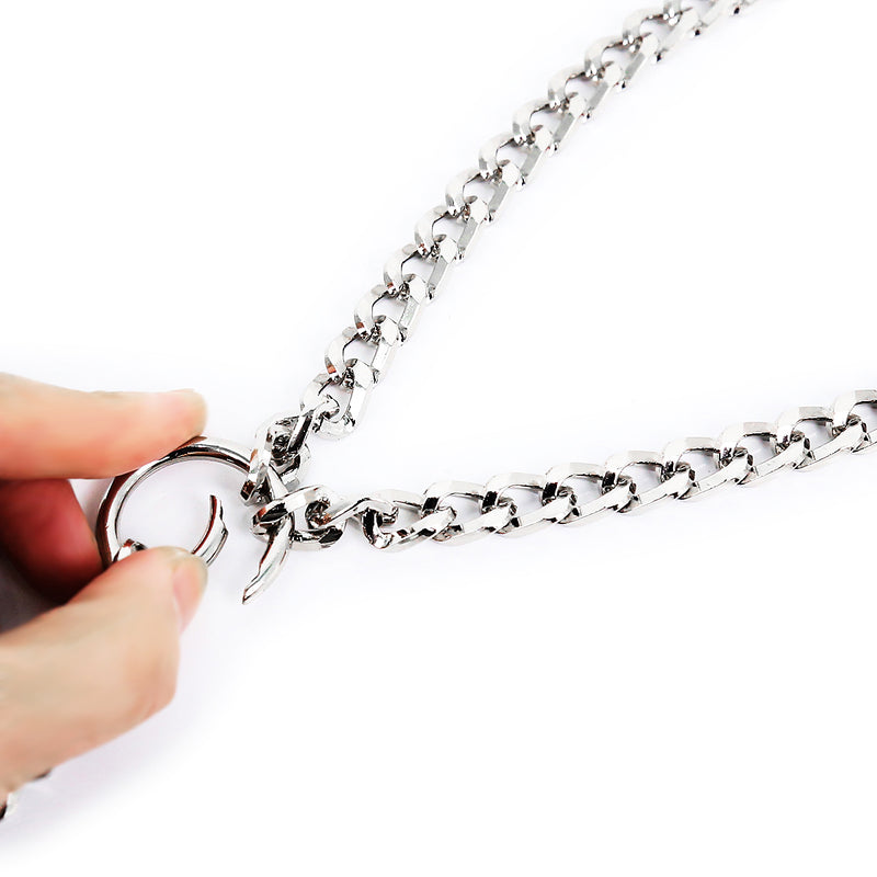 Smart Moves - Collar con esposas unidas - Plata-Erotiekvoordeel.nl