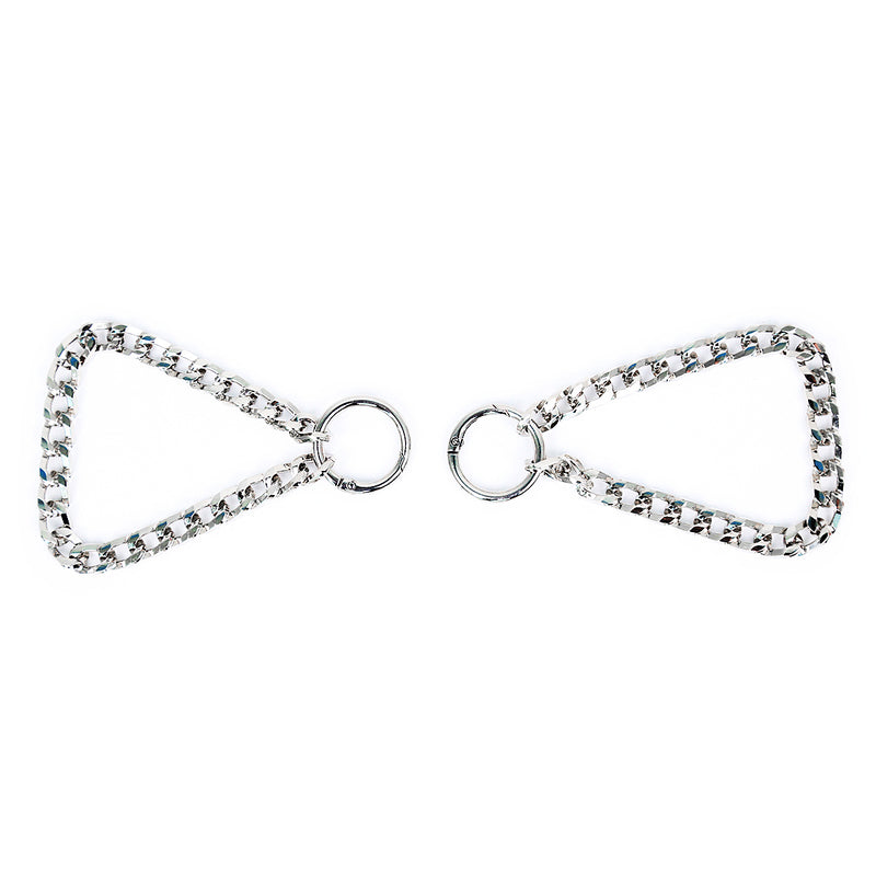 Smart Moves - Esposas con cadena y dos anillas - Plata-Erotiekvoordeel.nl