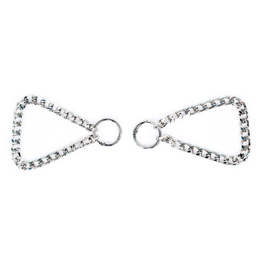 Smart Moves - Esposas con cadena y dos anillas - Plata-Erotiekvoordeel.nl