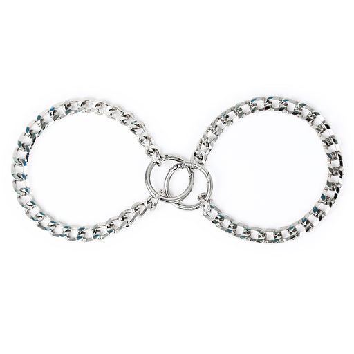 Smart Moves - Esposas con cadena y dos anillas - Plata-Erotiekvoordeel.nl