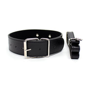 Smart Moves - Collar clásico con correa - Negro-Erotiekvoordeel.nl