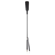 Smart Moves - Lederen Paardrijzweepje - Dubbele Flap - 54 cm - Zwart-Erotiekvoordeel.nl