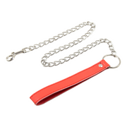 Smart Moves - Leash with Chain - Red-Erotiekvoordeel.nl