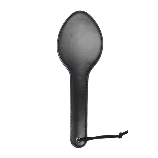 Smart Moves - Spoon-Shaped Paddle - 31 cm - PU Leather - Black-Erotiekvoordeel.nl