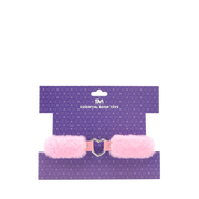 Smart Moves - Collare Love - Pelliccia sintetica - Anello a forma di cuore - Rosa-Erotiekvoordeel.nl